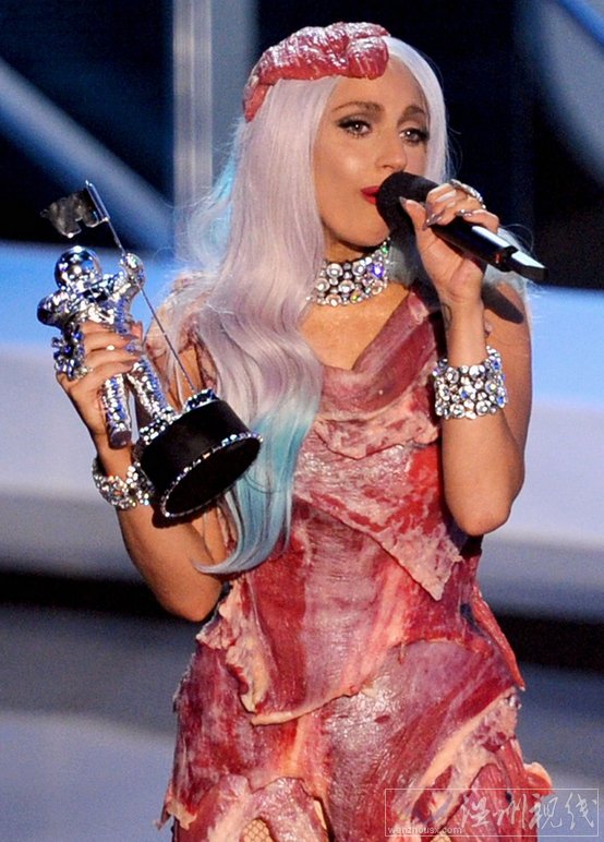 lady gaga的肉片裝
