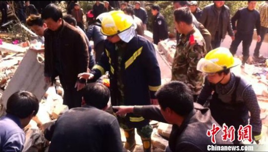 安徽宣城廣德縣山體滑坡