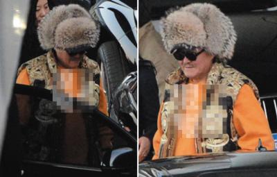 超本山像光頭強 本山大叔的打扮很像動畫片人物光頭強