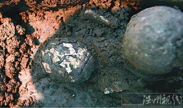 墓穴發現漢朝雞蛋