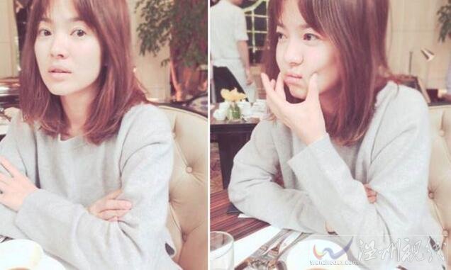 宋慧喬素顏曝光 完美側顏