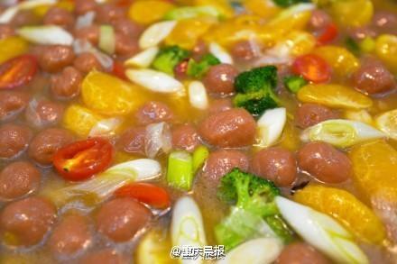 西南大學橙子炒肉丸