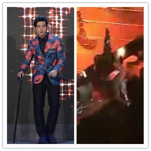 周杰倫演唱會(huì)摔倒