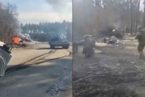 烏克蘭士兵扛反坦克導彈上火線