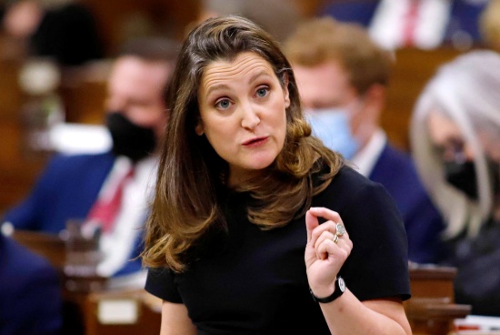 加拿大財(cái)政部長超越G20經(jīng)濟(jì)政策 警告俄羅斯不要入侵烏克蘭