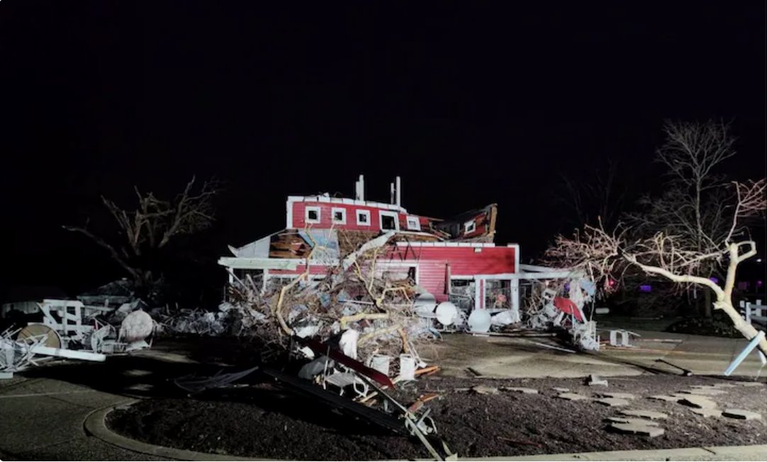 預計路易斯安那州、阿肯色州、密西西比州和田納西州將出現更多龍卷風。